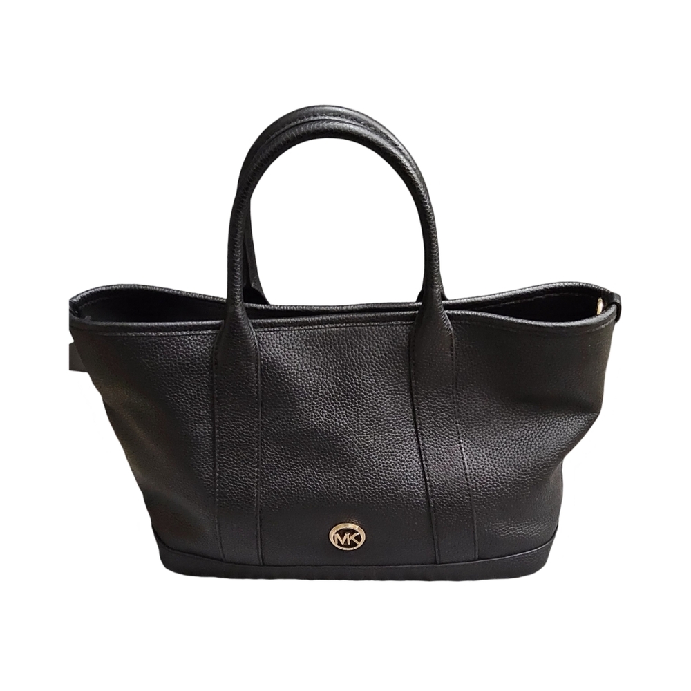 1Black Luisa Michael Kors Leather Satchel - Picture 3 of 16